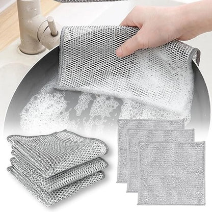 Multipurpose Wire Dishwash Cloths (Pack Of 6)