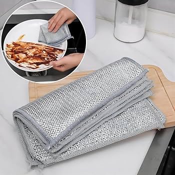 Multipurpose Wire Dishwash Cloths (Pack Of 6)