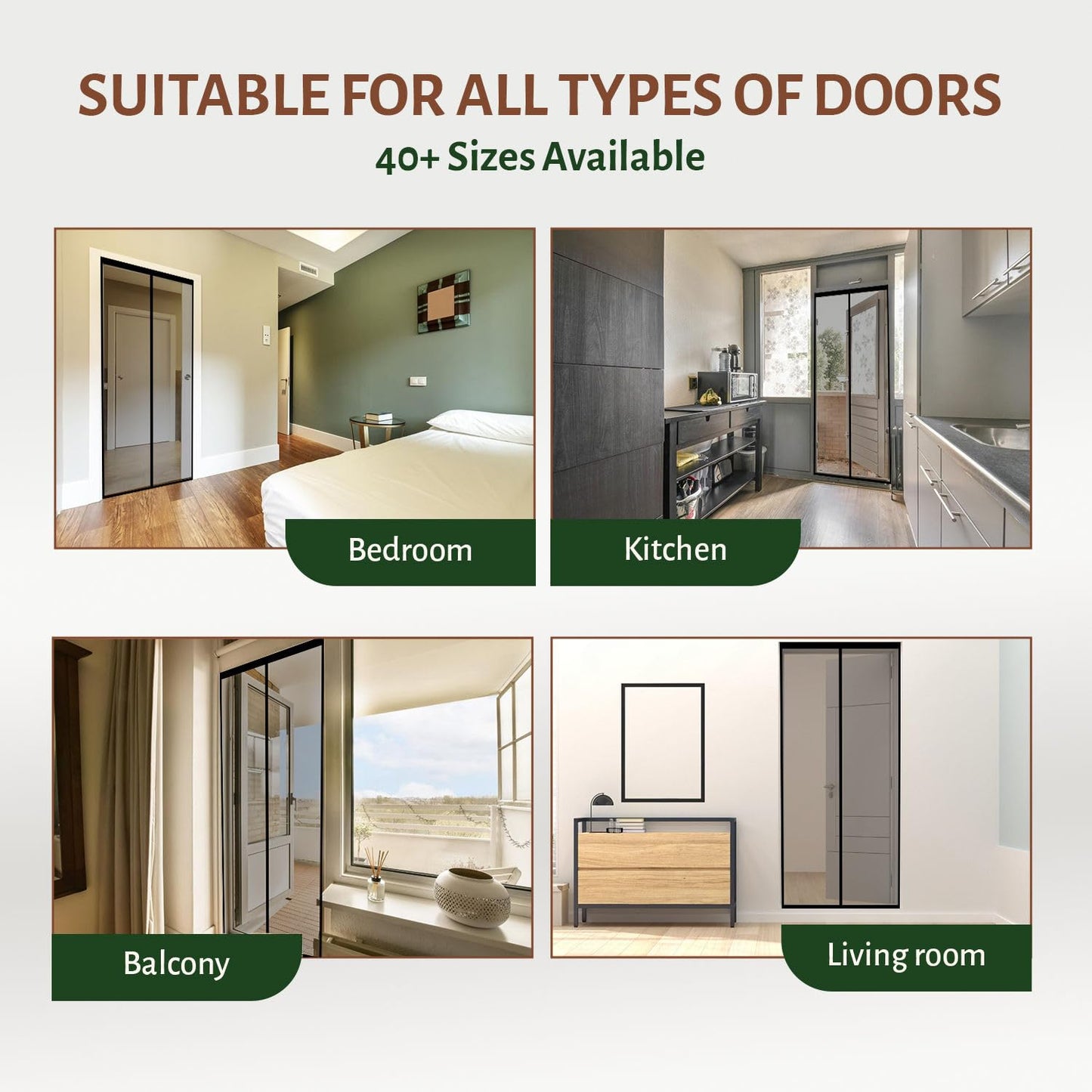 Magnetic Door Curtain